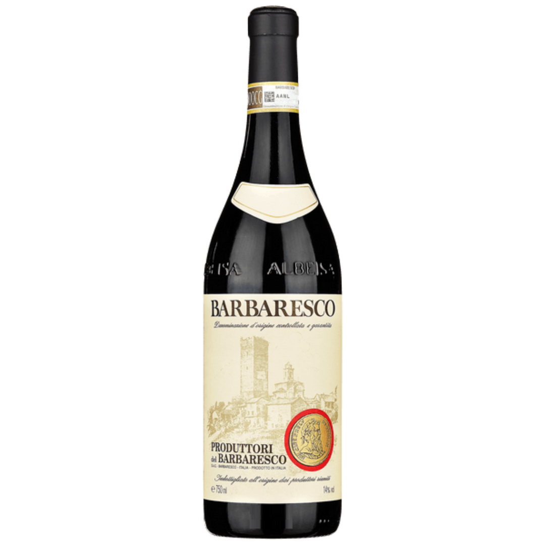 Bottle of Produttori del Barbaresco Barbaresco, Piedmont, Italy.