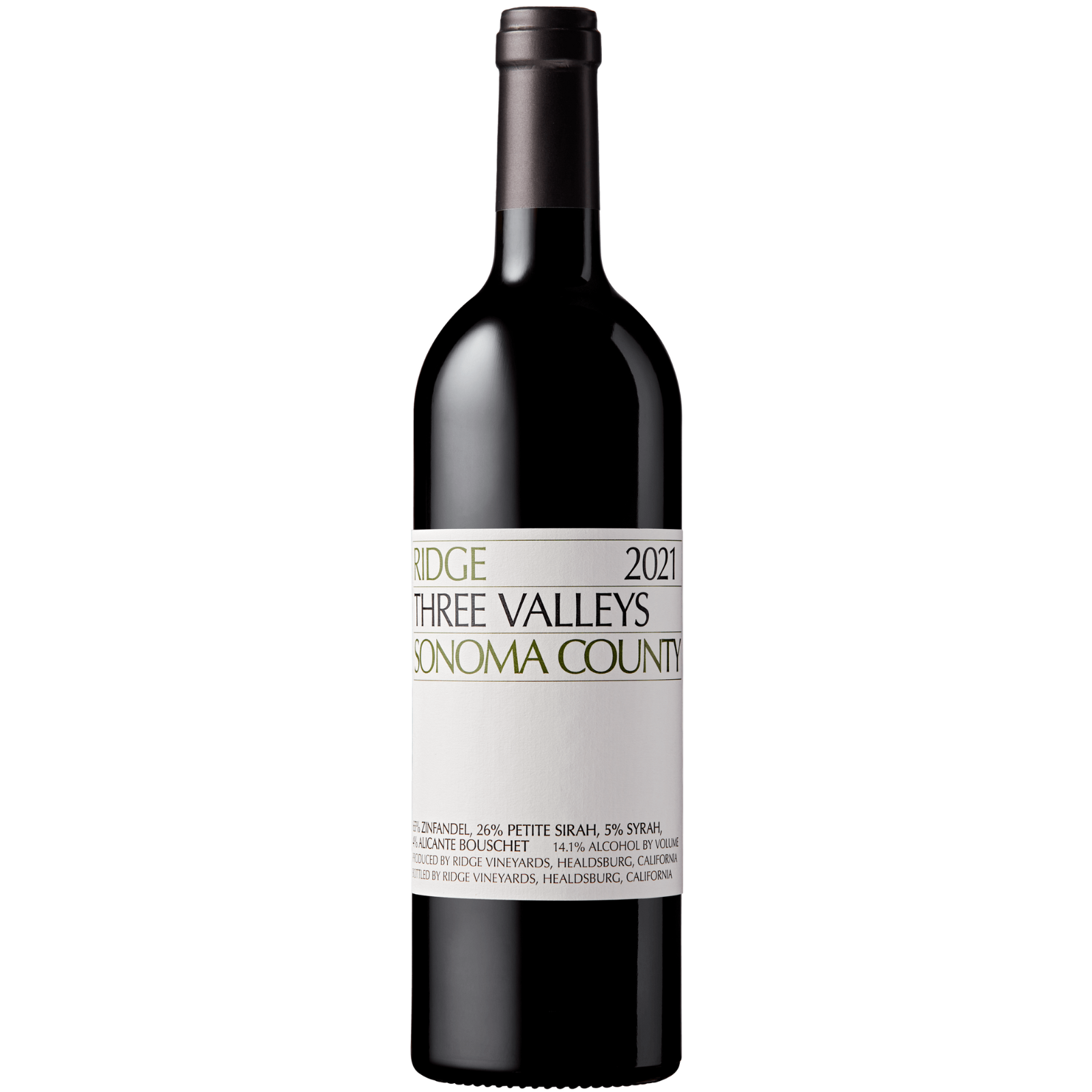 2023 | Ridge Vineyards 'Three Valleys' Red | Sonoma County