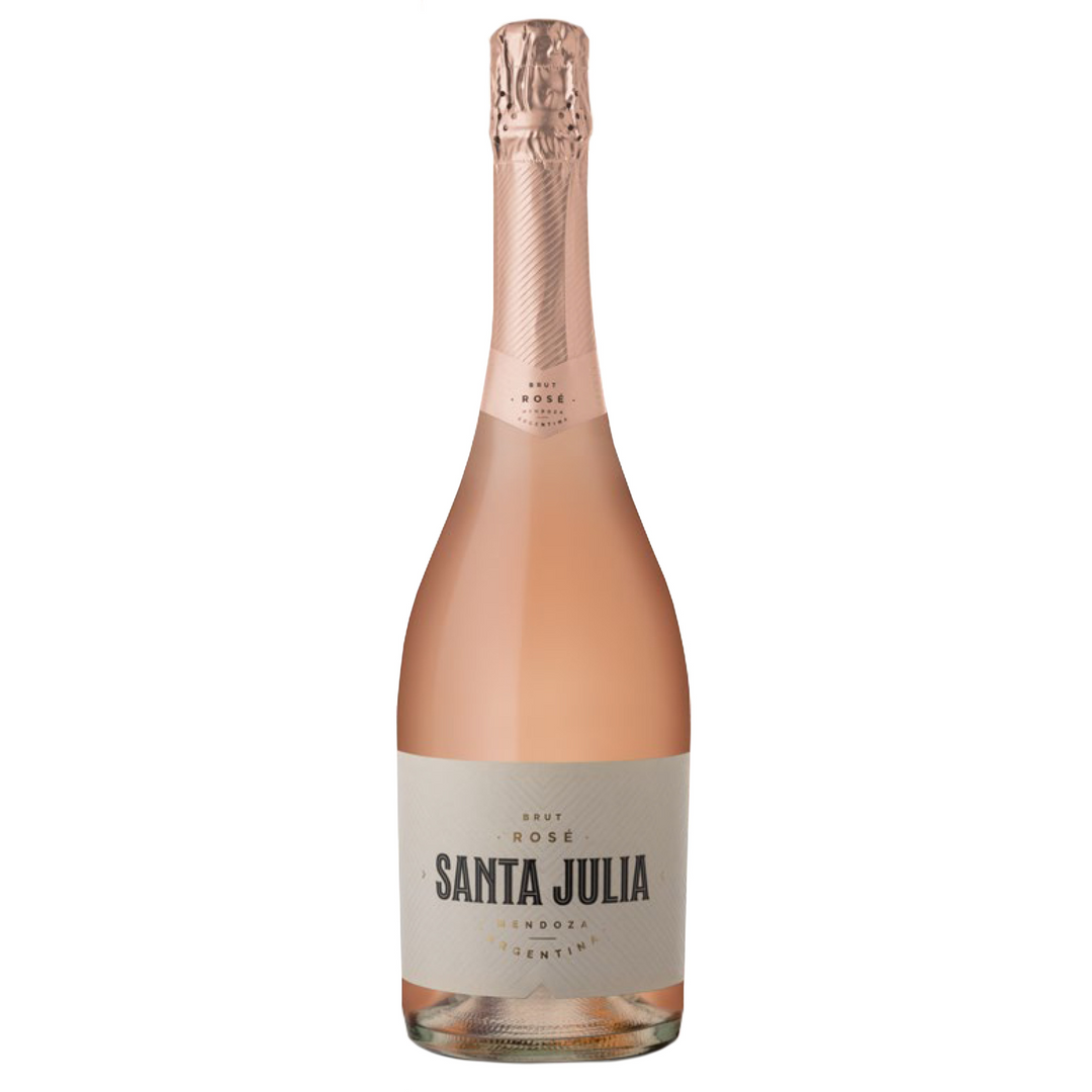 Santa Julia Brut Rose, Mendoza, Argentina NV Case (6x750ml)