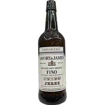 Savory & James Fino Deluxe Dry Sherry, Andalucia, Spain NV