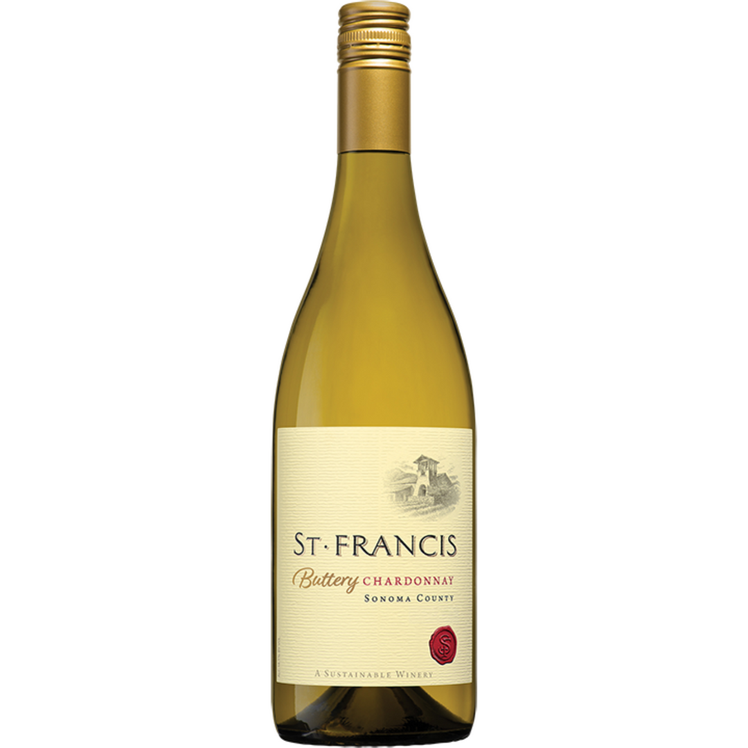 St. Francis Buttery Chardonnay, Sonoma County, USA 2022 Case (6x750ml)