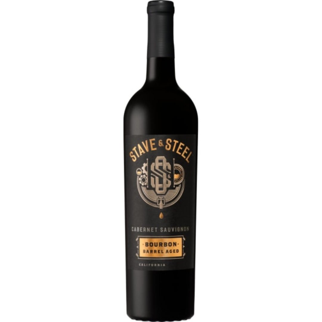 Stave & Steel Bourbon Barrel Aged Cabernet Sauvignon, Paso Robles, USA 2020 Case (6x750ml)
