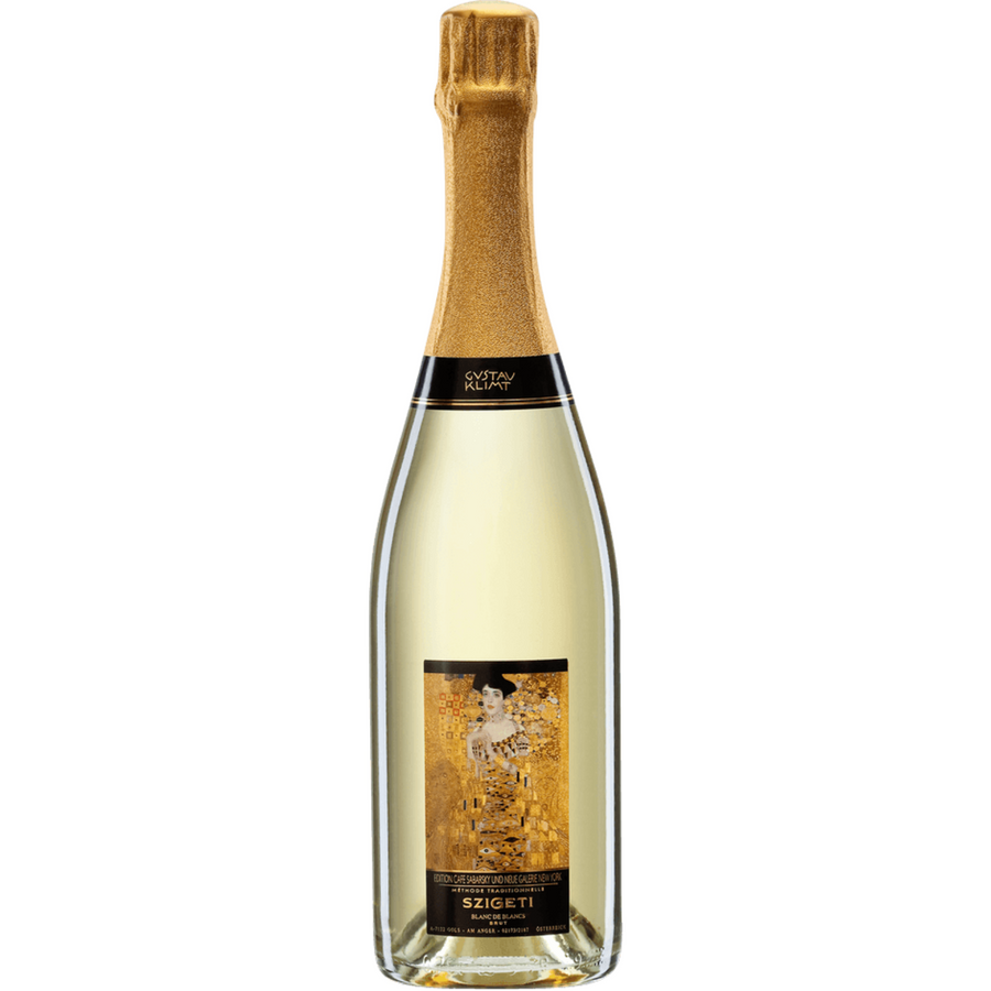 Bottle of Szigeti Adele Blanc de Blancs Brut 2019, a sparkling wine from Austria.