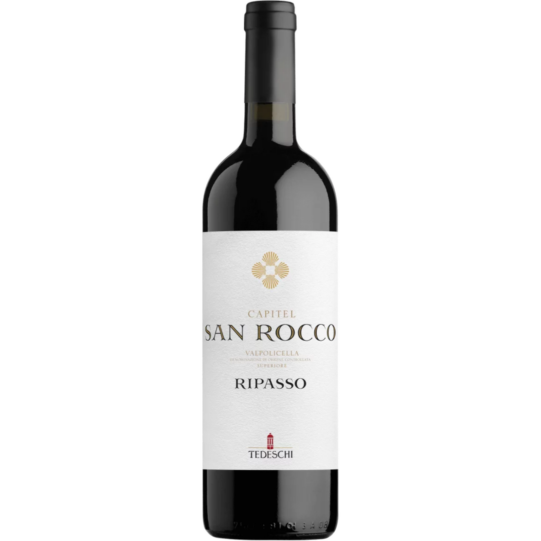 Bottle of Tedeschi Capitel San Rocco Valpolicella Ripasso Superiore, Veneto, Italy.
