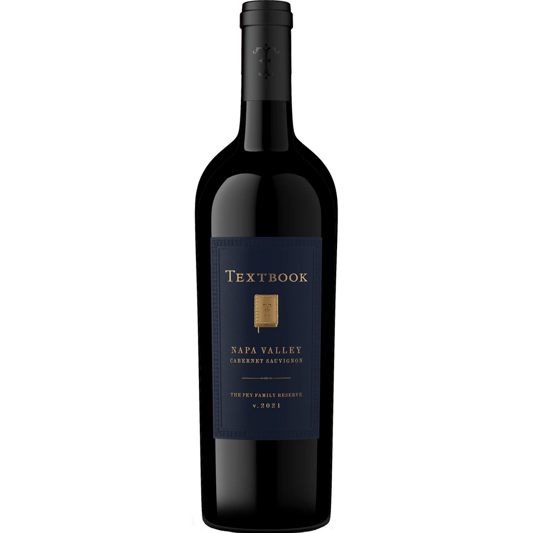 Bottle of Textbook The Pey Family Reserve Cabernet Sauvignon 2022, a Cabernet Sauvignon red wine from Napa Valley, United States.