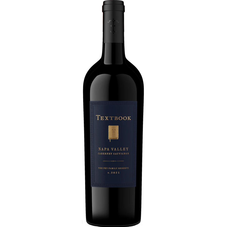 Bottle of Textbook The Pey Family Reserve Cabernet Sauvignon 2022, a Cabernet Sauvignon red wine from Napa Valley, United States.