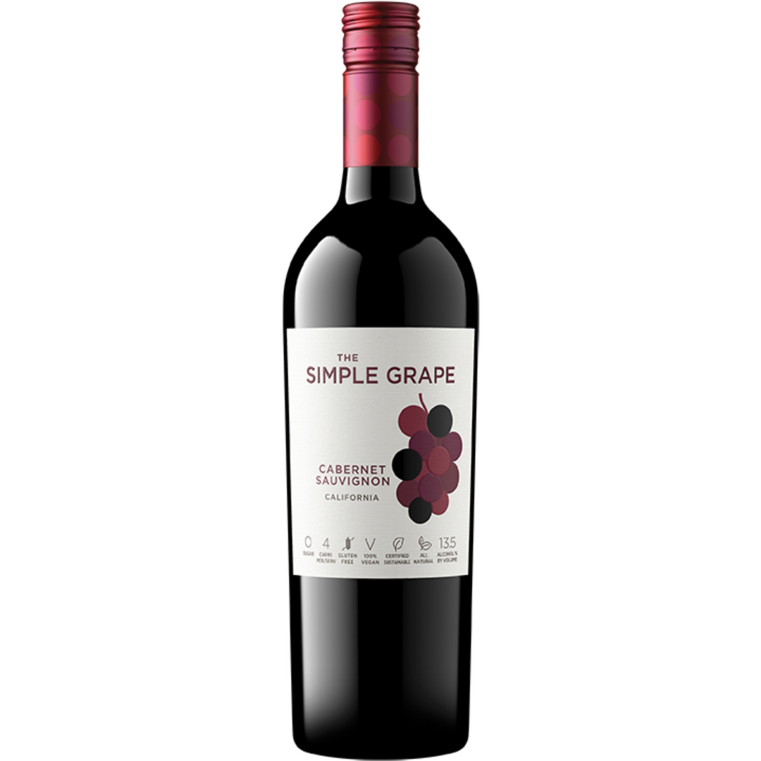 The Simple Grape Cabernet Sauvignon, California, USA 2021 Case (6x750ml)