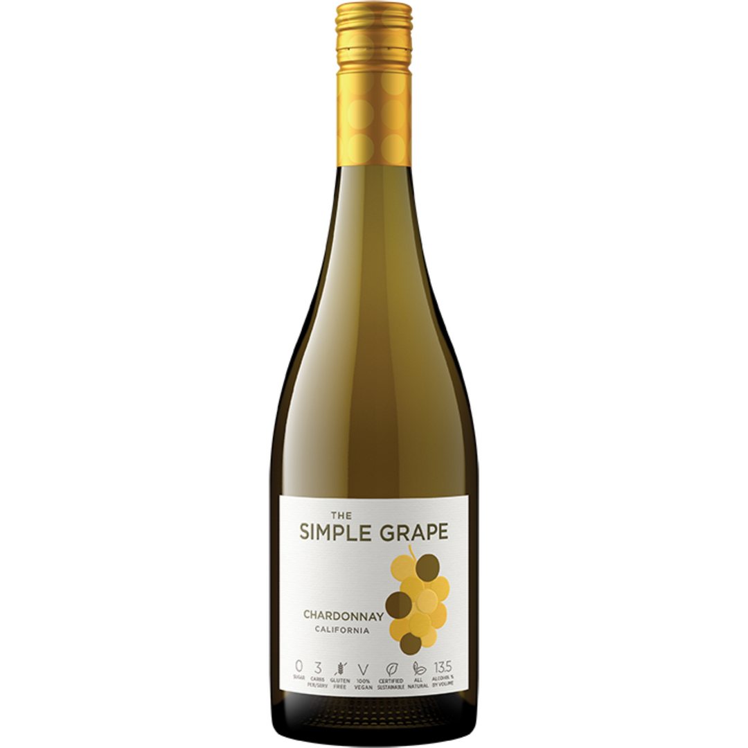 The Simple Grape Chardonnay, California, USA 2021 Case (6x750ml)
