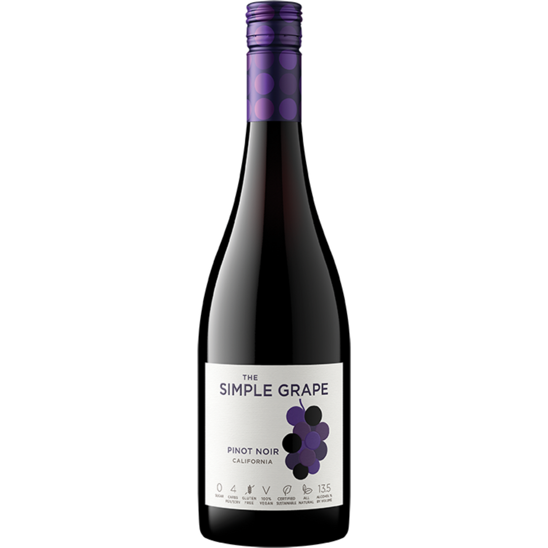 The Simple Grape Pinot Noir, California, USA 2021 Case (6x750ml)