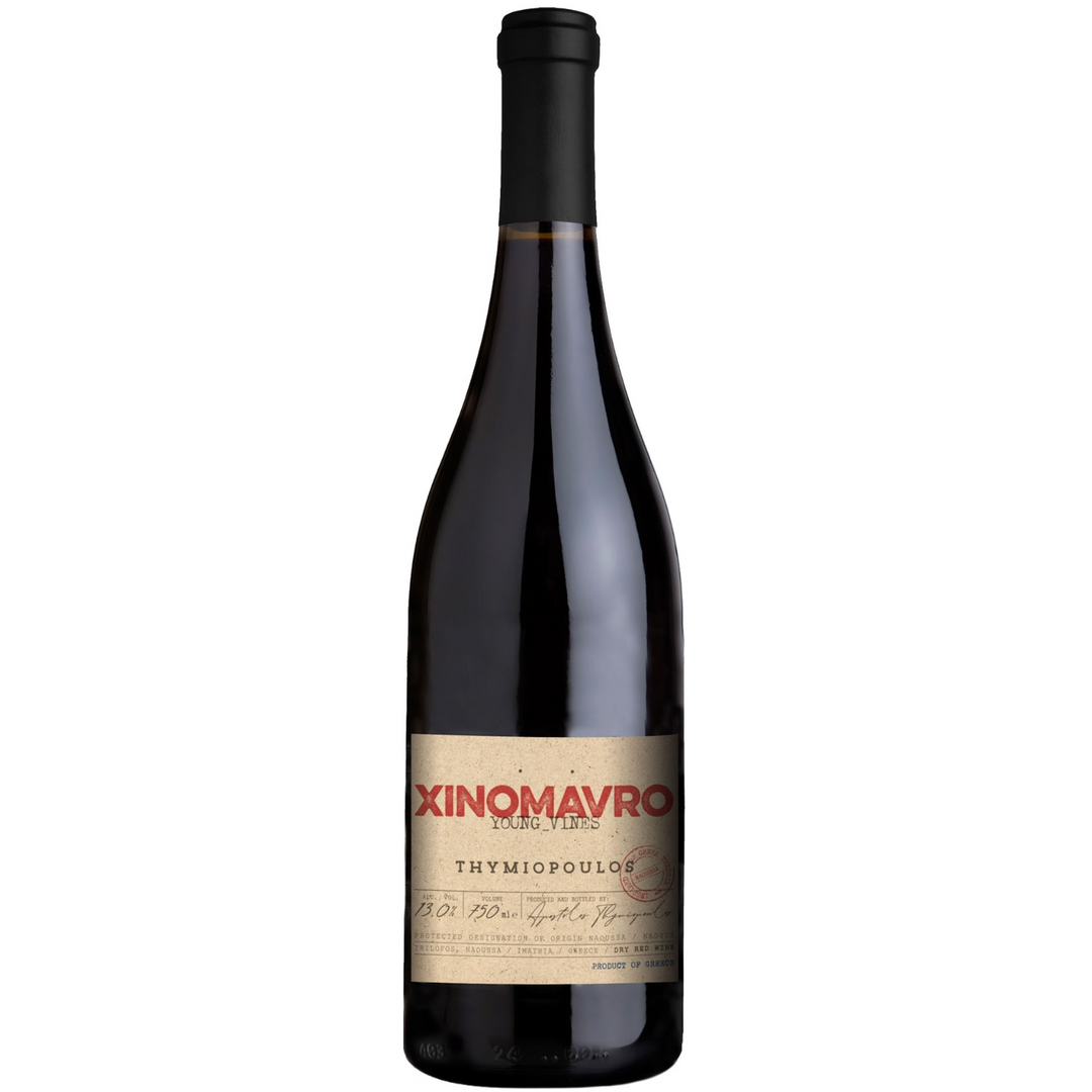 Thymiopoulos Vineyards Young Vines Xinomavro, Naoussa, Greece 2021 Case (6x750ml)