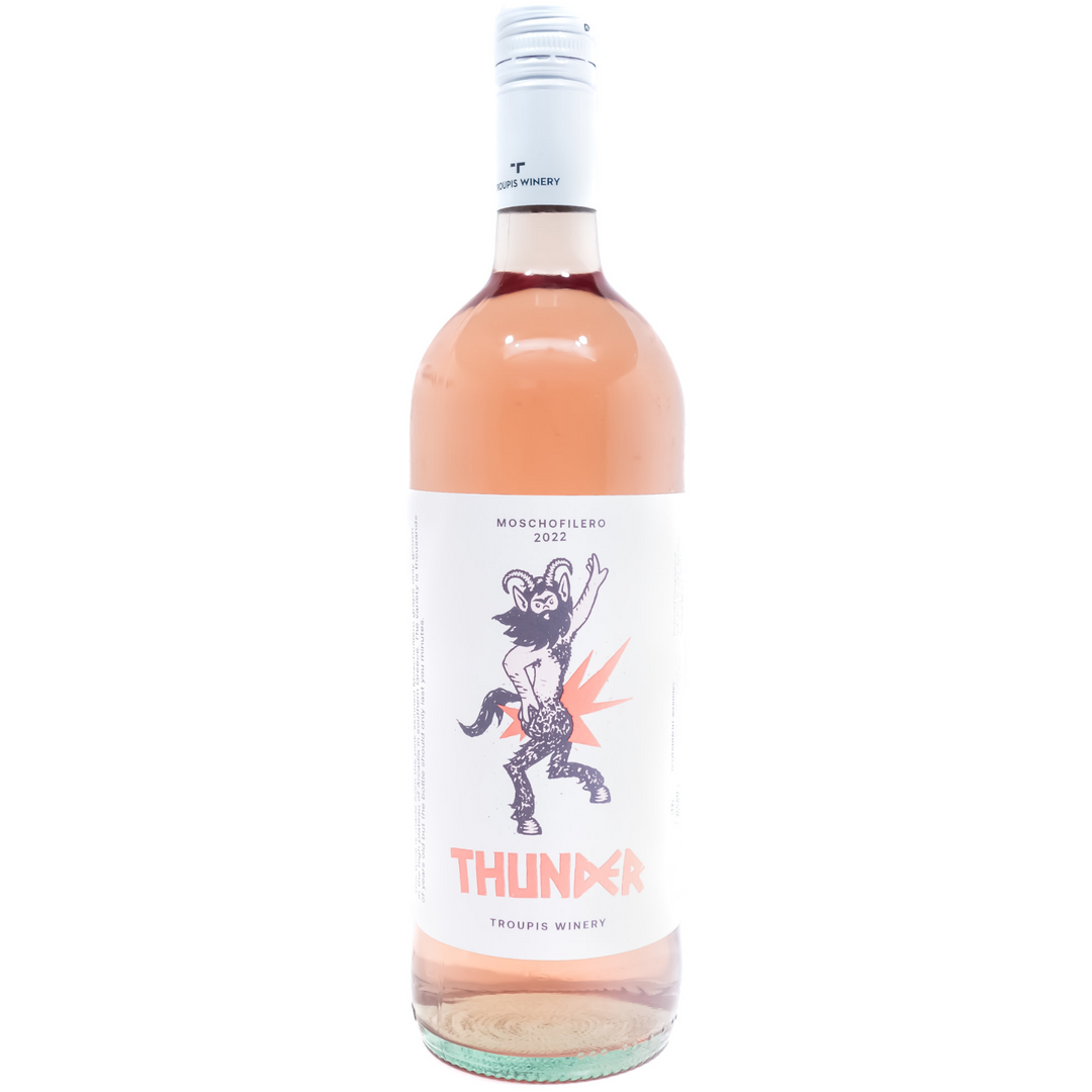 Troupis 'Thunder' Moschofilero Rose, Peloponnese, Greece 2023 Case (6x1L)