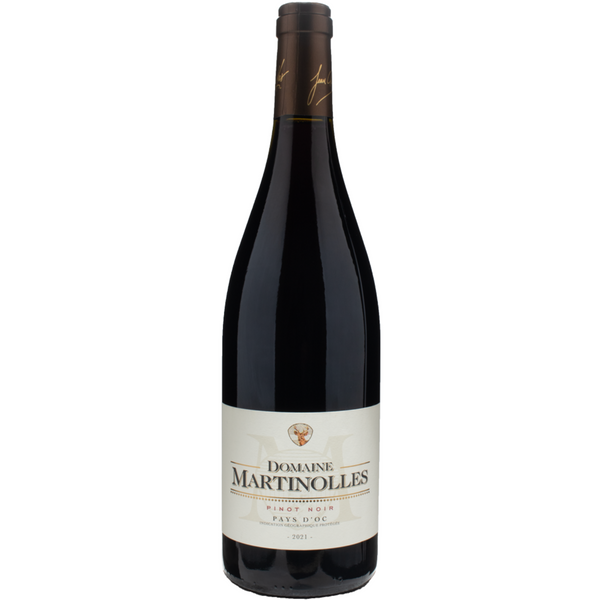Vergnes Domaine Martinolles Pinot Noir, IGP Aude, France 2021 Case (6x750ml)