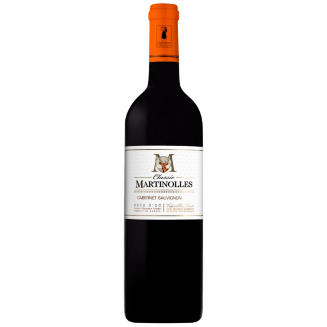 Vergnes Domaine Martinolles Classic Cabernet Sauvignon, IGP Pays d'Oc, France 2023 Case (6x750ml)