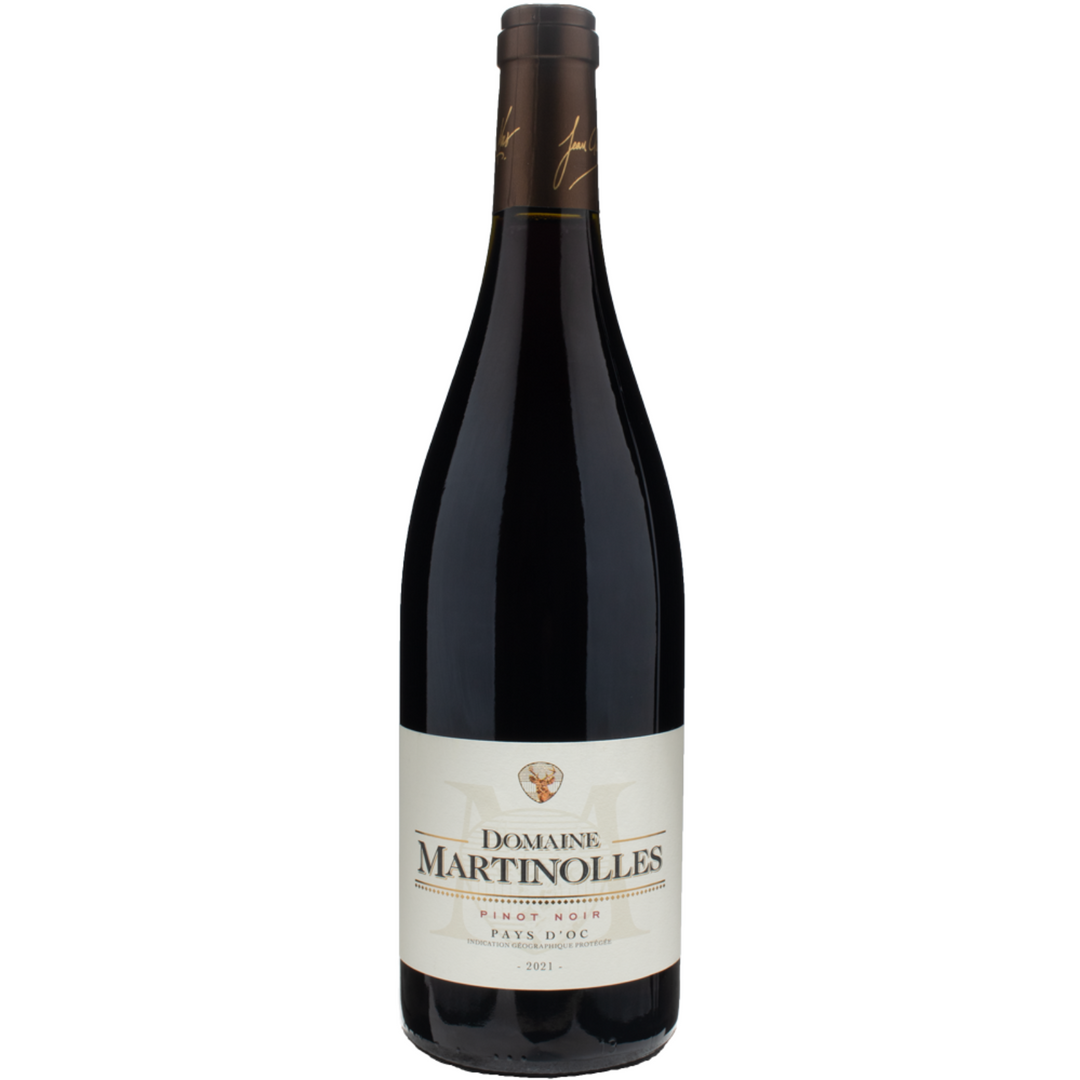 Vergnes Domaine Martinolles Pinot Noir, IGP Aude, France 2023 Case (6x750ml)