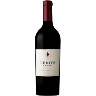 Bottle of Verite La Muse, Sonoma County, California.