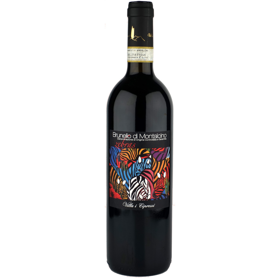Villa I Cipressi 'Zebras', Brunello di Montalcino DOCG, Italy 2019