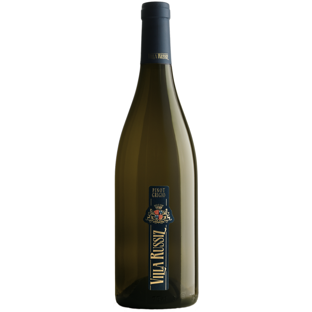Bottle of Villa Russiz Pinot Grigio Collio 2023, a white wine from Friuli, Italy.