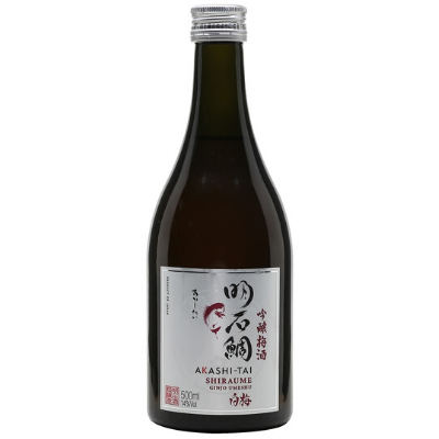 Akashi Sake Brewery 'Akashi-Tai' Shiraume Ginjo Umeshu, Japan NV 500ml