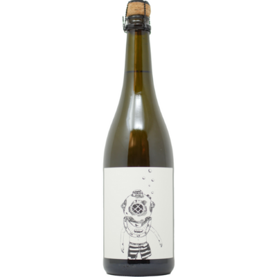Bottle of The Diver Brut NV, a sparkling wine from California, USA.