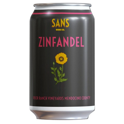 Sans Wine Co. Poor Ranch Vineyards Zinfandel, Mendocino County, USA 2019 375ml