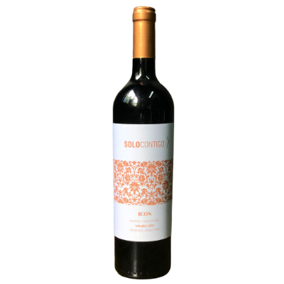 Solo Contigo Icon Malbec Barrel Fermented, Mendoza, Argentina 2015